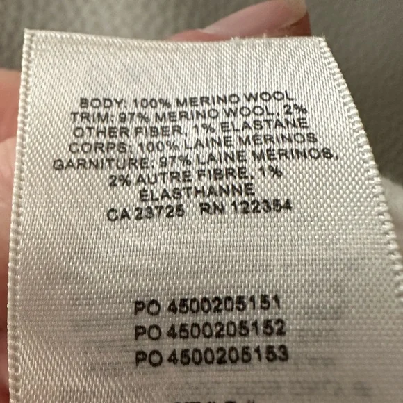 Aritzia Wilfred Rosemary Crewneck merino wool super soft sweater - Picture 8 of 17